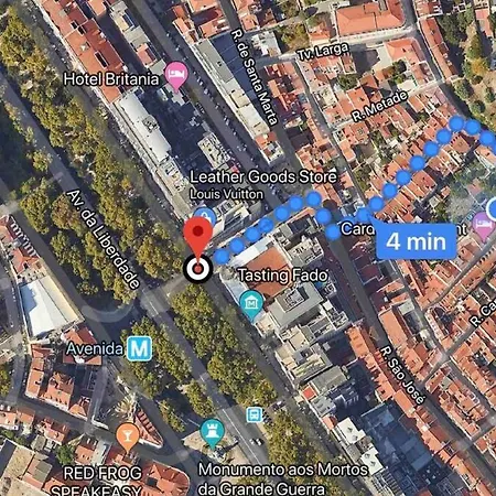 Apartmán Center, Sun, Charm With Terrace And Fireplace Lisboa